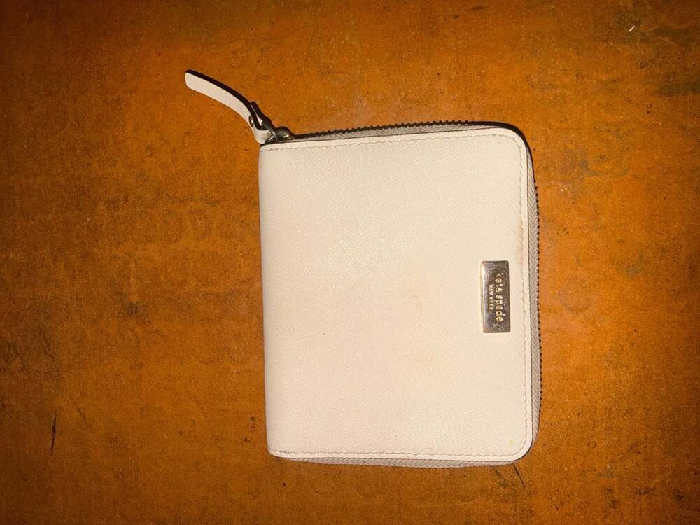 Kate Spade New York Laurel Way Darci Zip Around Wallet Pink Saffiano Leather